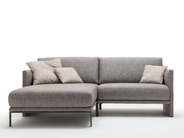 ROLF BENZ 009 CARA - Sectional fabric sofa with chaise longue by Rolf Benz - view 3